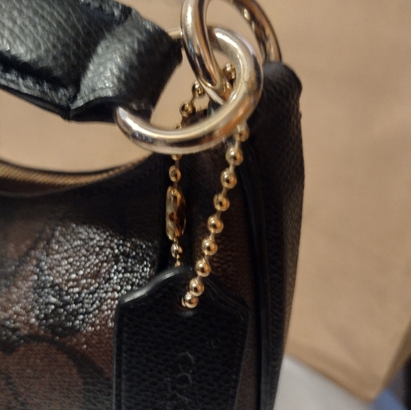 Coach Signature Handbag - Picture 2 of 6